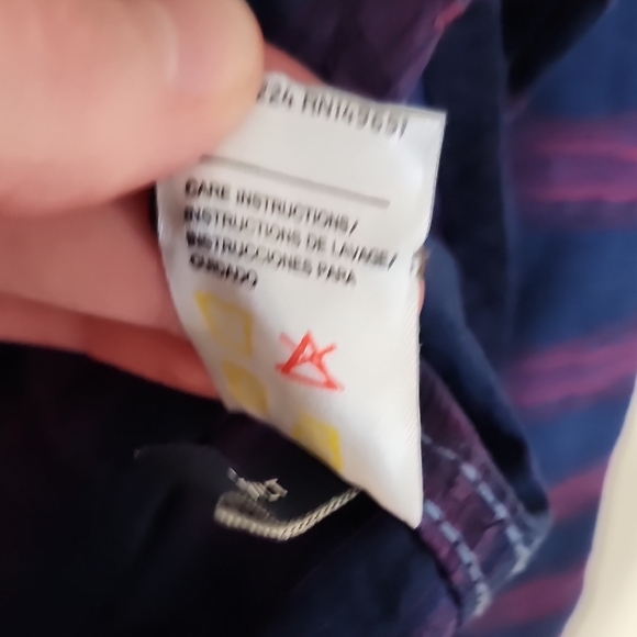 Buffalo David Bitton Blue and Purple Casual Button Down Shirt - Picture 4 of 11